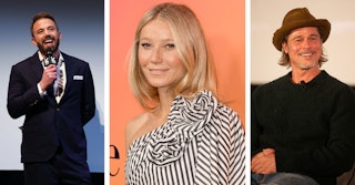 Gwyneth Paltrow compared exes Ben Affleck and Brad Pitt while appearing on the Call Her Daddy podcas...