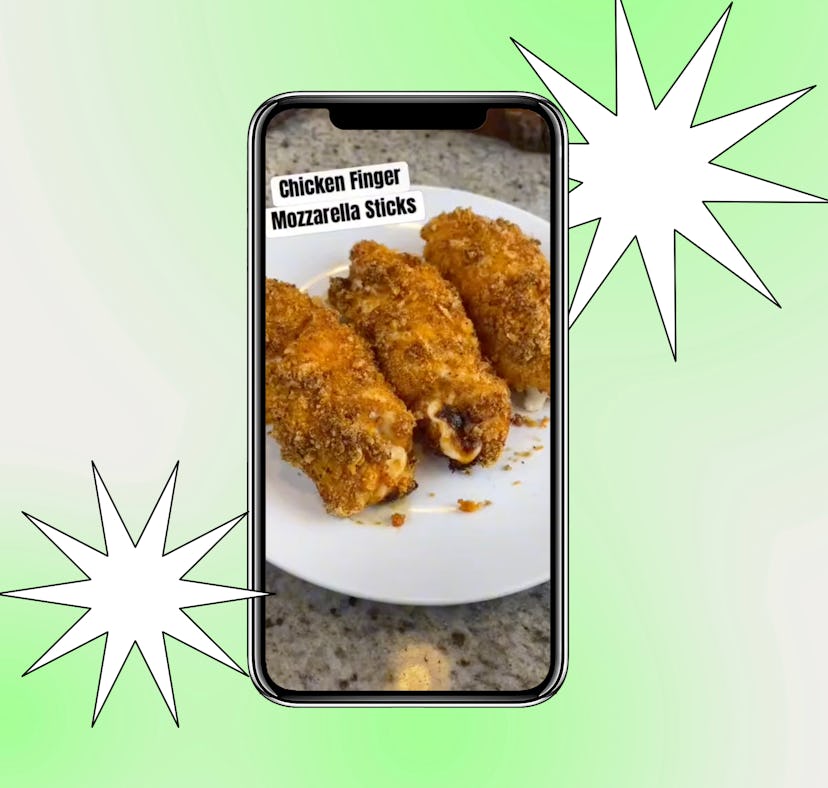 TikTokers Are Using Mozzarella Sticks To Make Tacos & Chicken Fingers