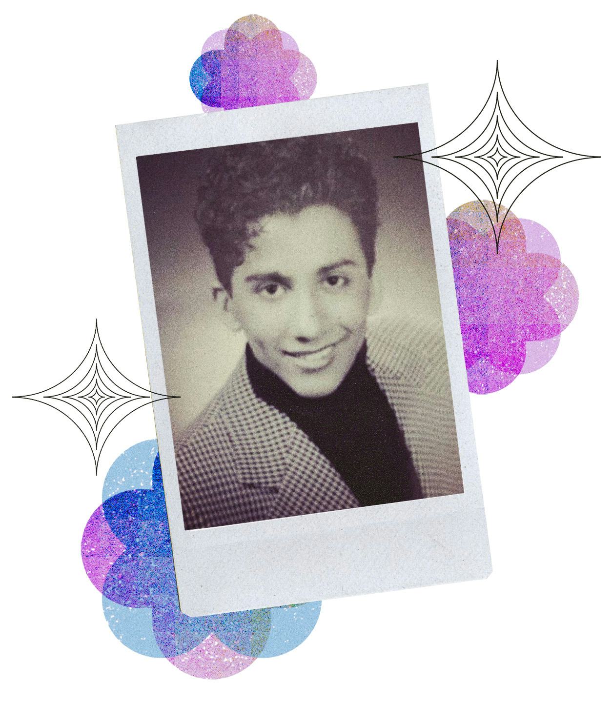 An old photo of a much younger Bianca Del Rio.