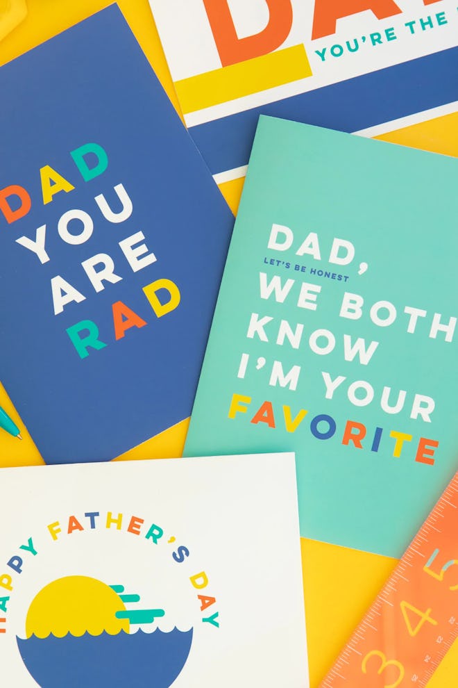 sarah hearts free printable Modern Father's Day Cards