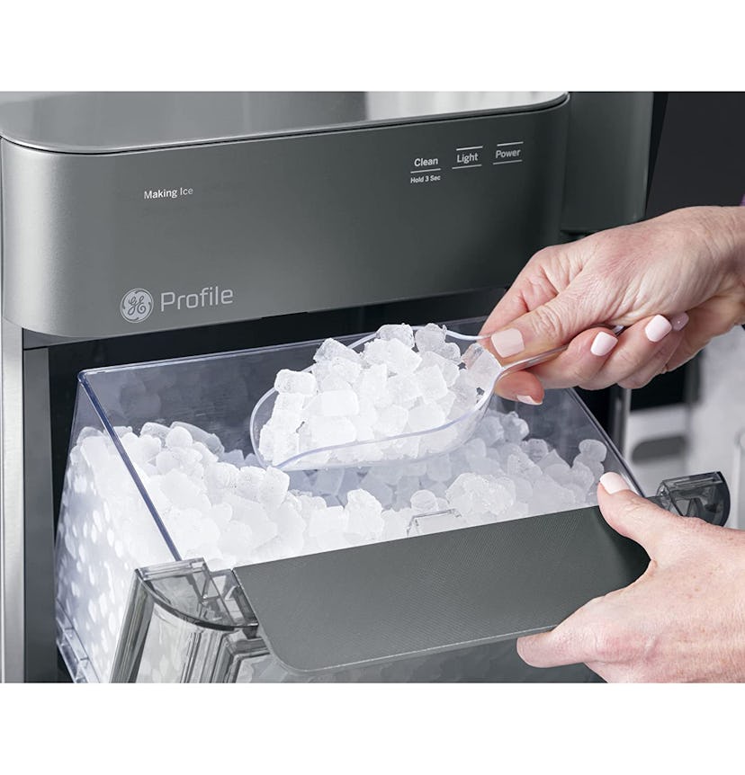 GE Profile Opal 2.0 | Countertop Nugget Ice Maker with Side Tank