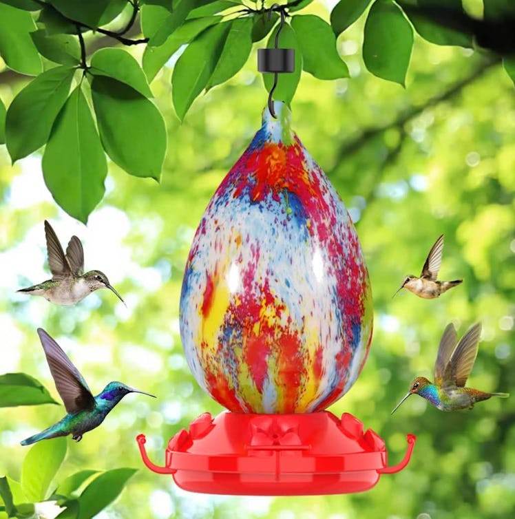 Wosnows Hummingbird Feeder for Outdoors