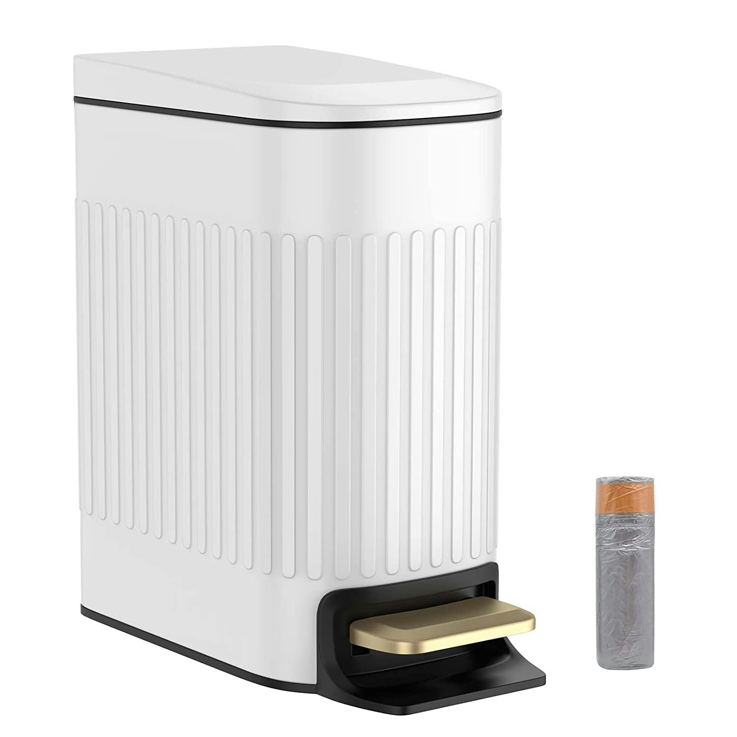 BETHEBEST Bathroom Trash Can with Lid