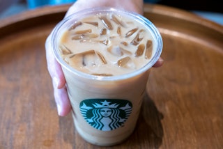 Starbucks traditionally uses standard ice, but it's now switching to "nugget" ice.