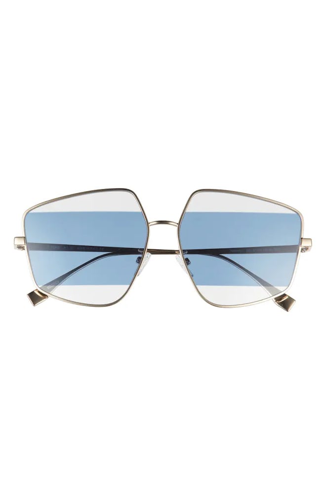Fendi 60mm Stripe Lens Sunglasses