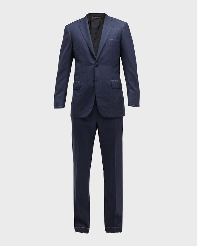 Brioni Men's Pinstripe Wool Suit