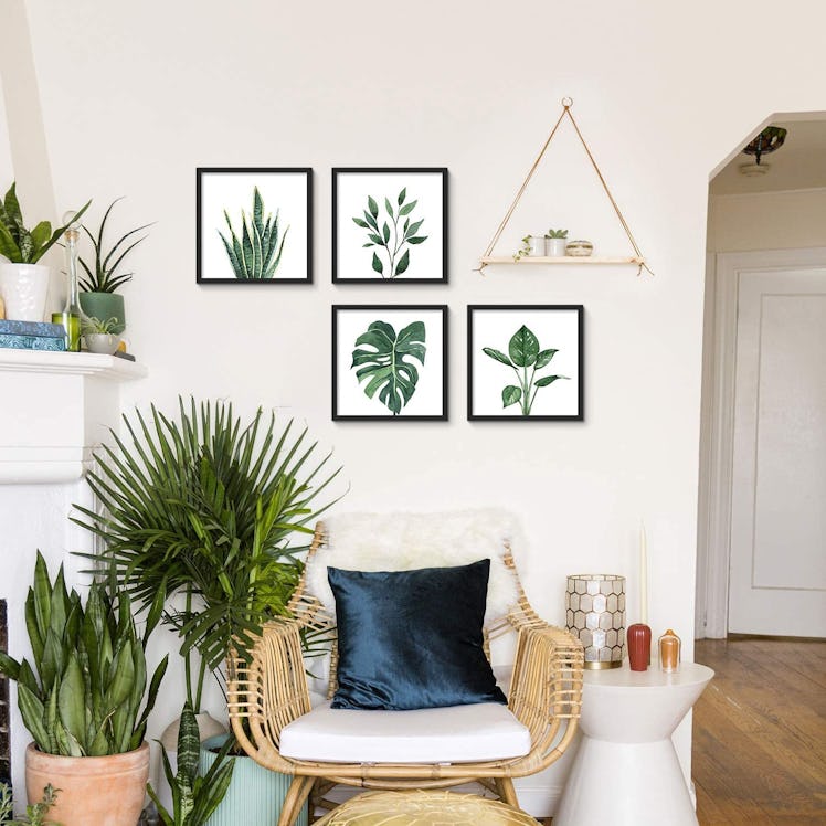 ArtbyHannah Botanical Framed Picture Set (4-Pieces)