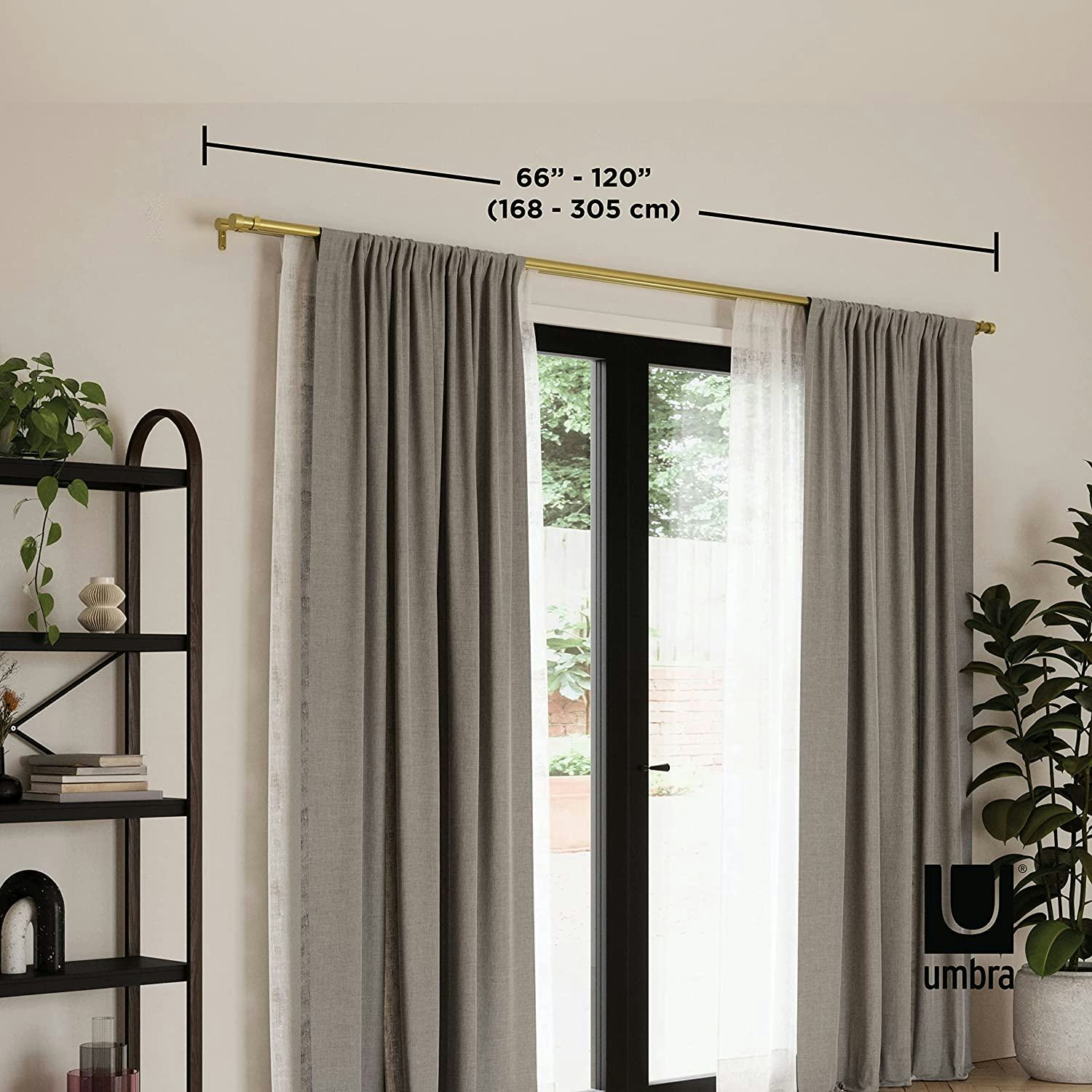Umbra Cappa Double Curtain Rod