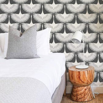 Tempaper x Genevieve Gorder Feather Flock Removable Peel and Stick Wallpaper