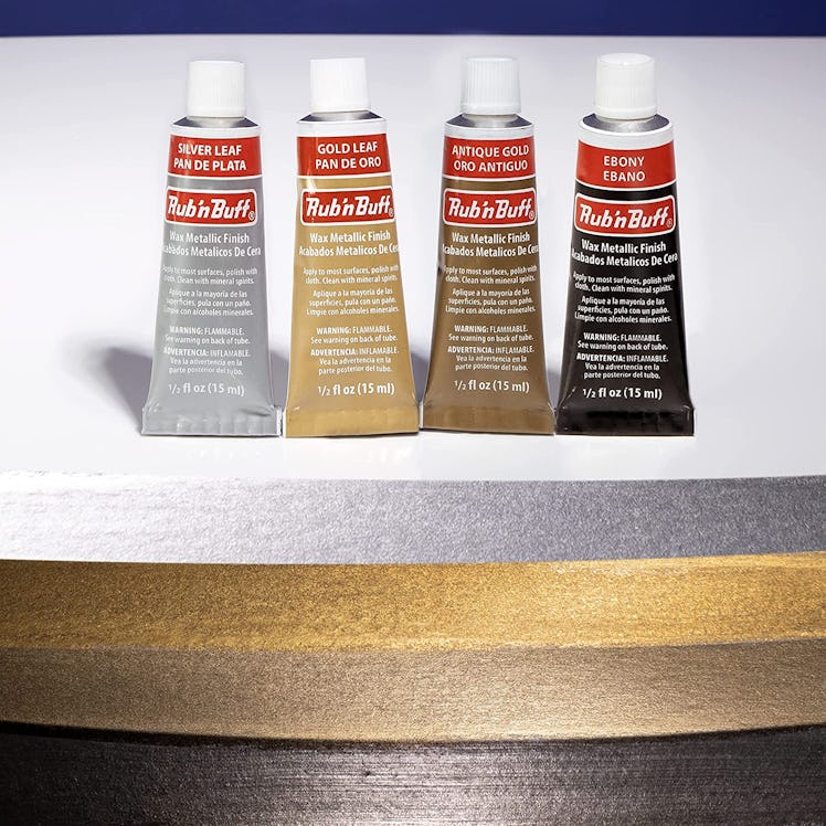 AMACO Rub-n-Buff Wax Metallic Finish (4-Color Kit)