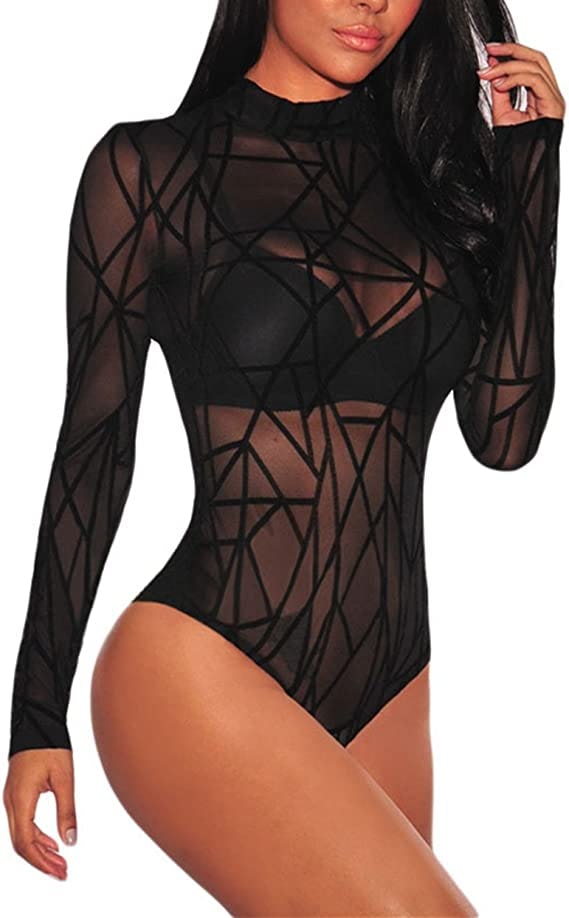 JomeDesign Sheer Mesh Bodysuit