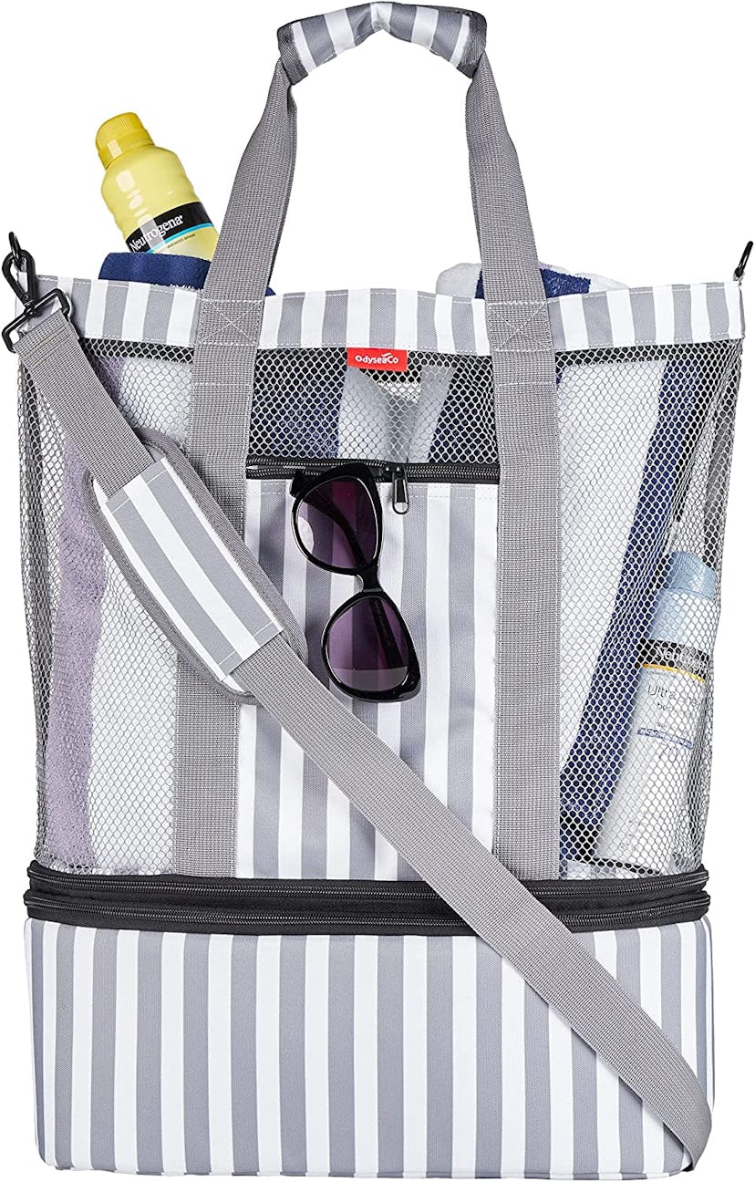 Odyseaco Beach Bag with Cooler Compartment