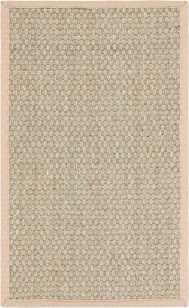Decorate your home with this seagrass accent rug for some natural texture and an earthy vibe.