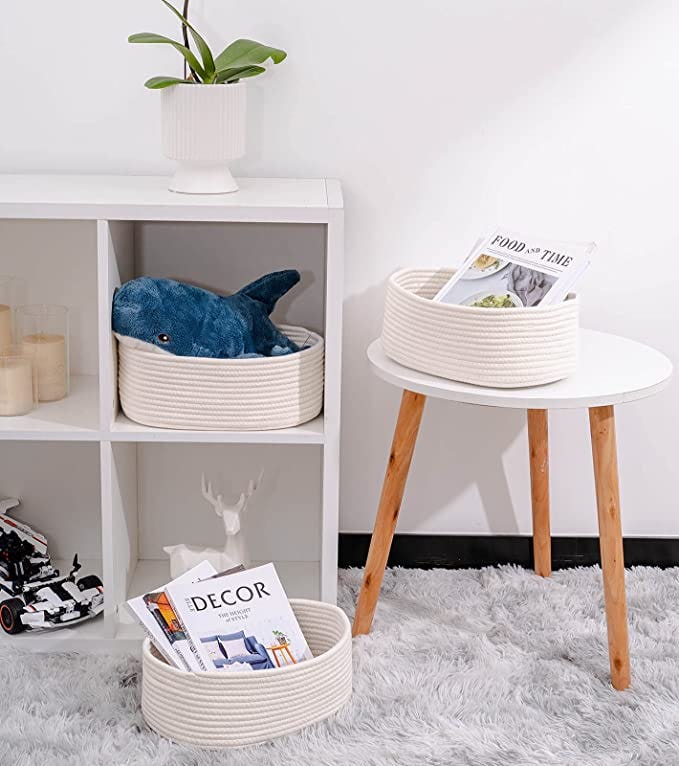 Kriitools Baskets&amp;Bins for Shelf Organization (3-Pack)