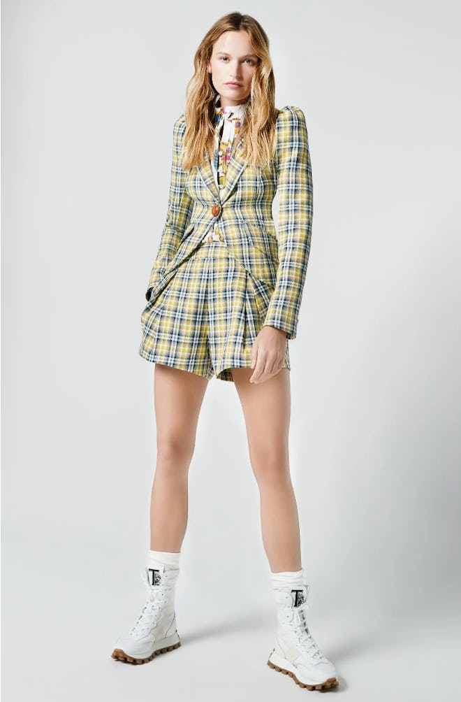 Smythe Plaid Blazer