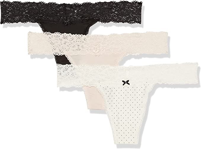 Maidenform All-Over Lace Thong Panties, 3-Pack