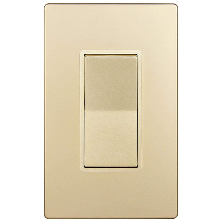 ENERLITES Elite Series Decorator Switch with Screwless Wall Plate