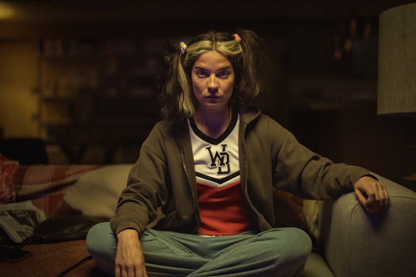 Annie Murphy as Joan in 'Black Mirror' Season 6, Episode 1, "Joan Is Awful," via Netflix's press sit...