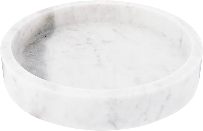 Use this decorative marble tray to display your favorite home decor items or kitchen and bathroom es…