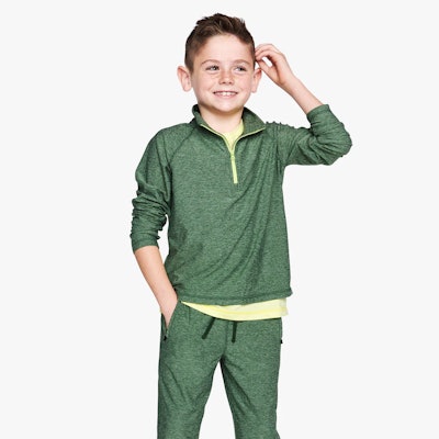 activewear for kids: FlexKnit Half-Zip Pullover from primary
