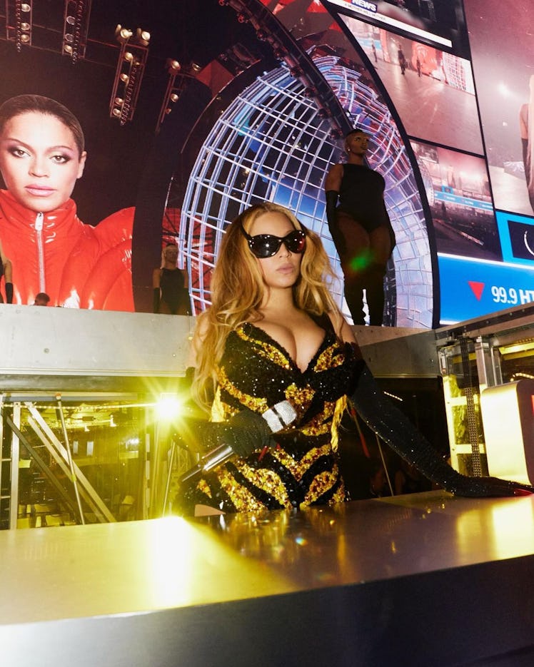 Beyoncé wears Dolce & Gabbana during her Renaissance world tour.