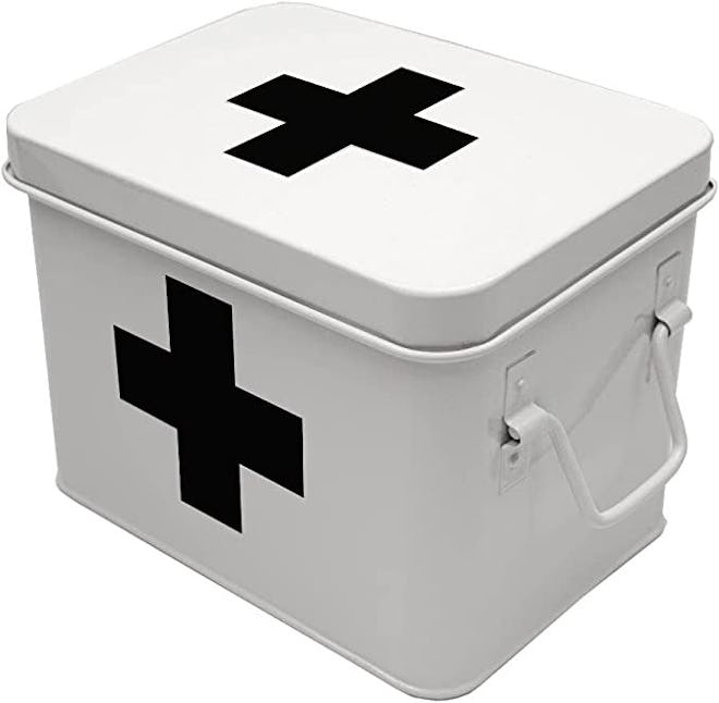 Lassos Boutique Retro Enameled First Aid Box