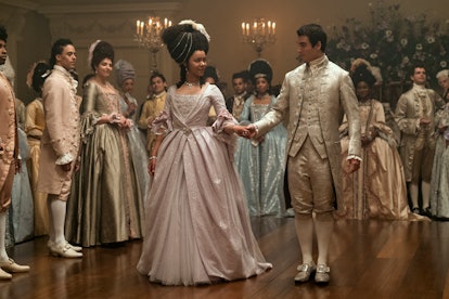 Queen Charlotte Bridgerton ball scene