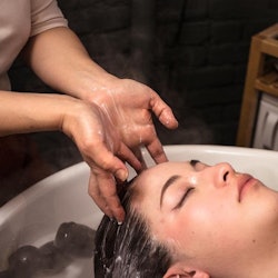 Japanese head spa treatment benefits.