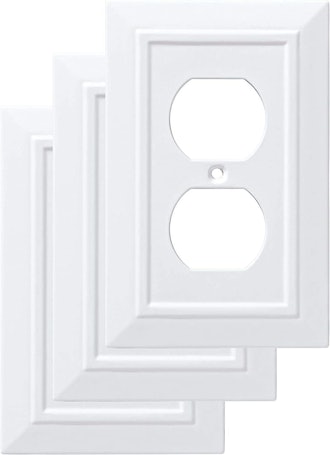 Franklin Brass Duplex Outlet Covers (3 Pack)