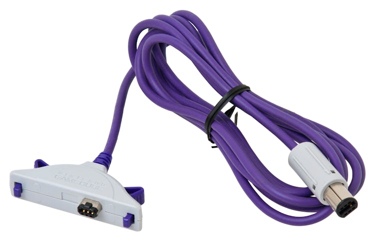 The Game Cube Game Boy Advance link cable.