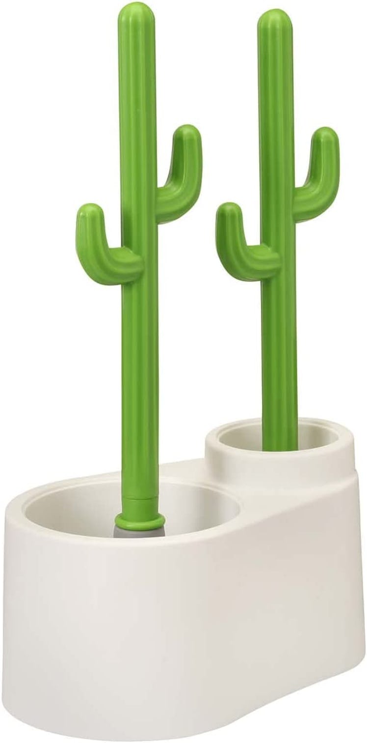 ALLOBUB Cactus Toilet Plunger and Brush Set