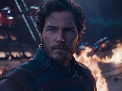 Chris Pratt, as Star-Lord, in 'Guardians of the Galaxy Vol. 3'