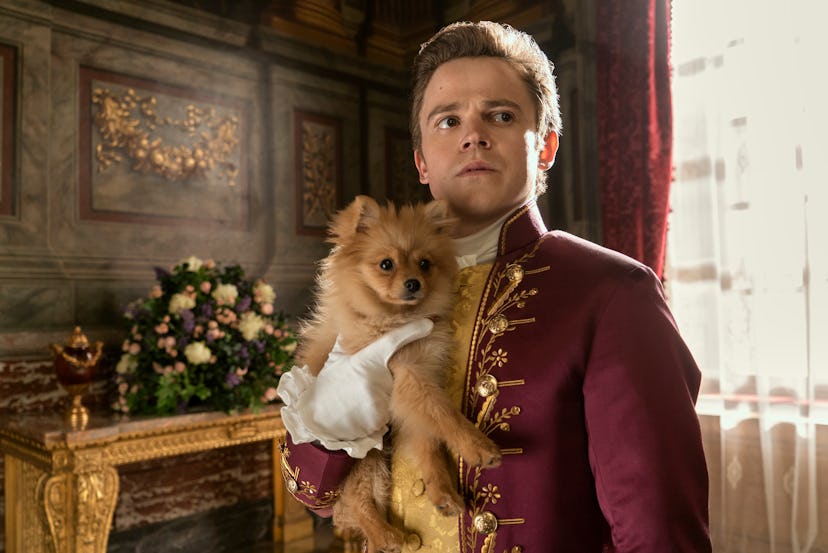 Sam Clemmett as Brimsley on 'Queen Charlotte.' Photo via Netflix