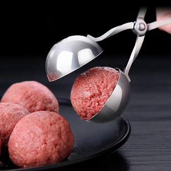 Stainless Steel Meatball-Making Spoon