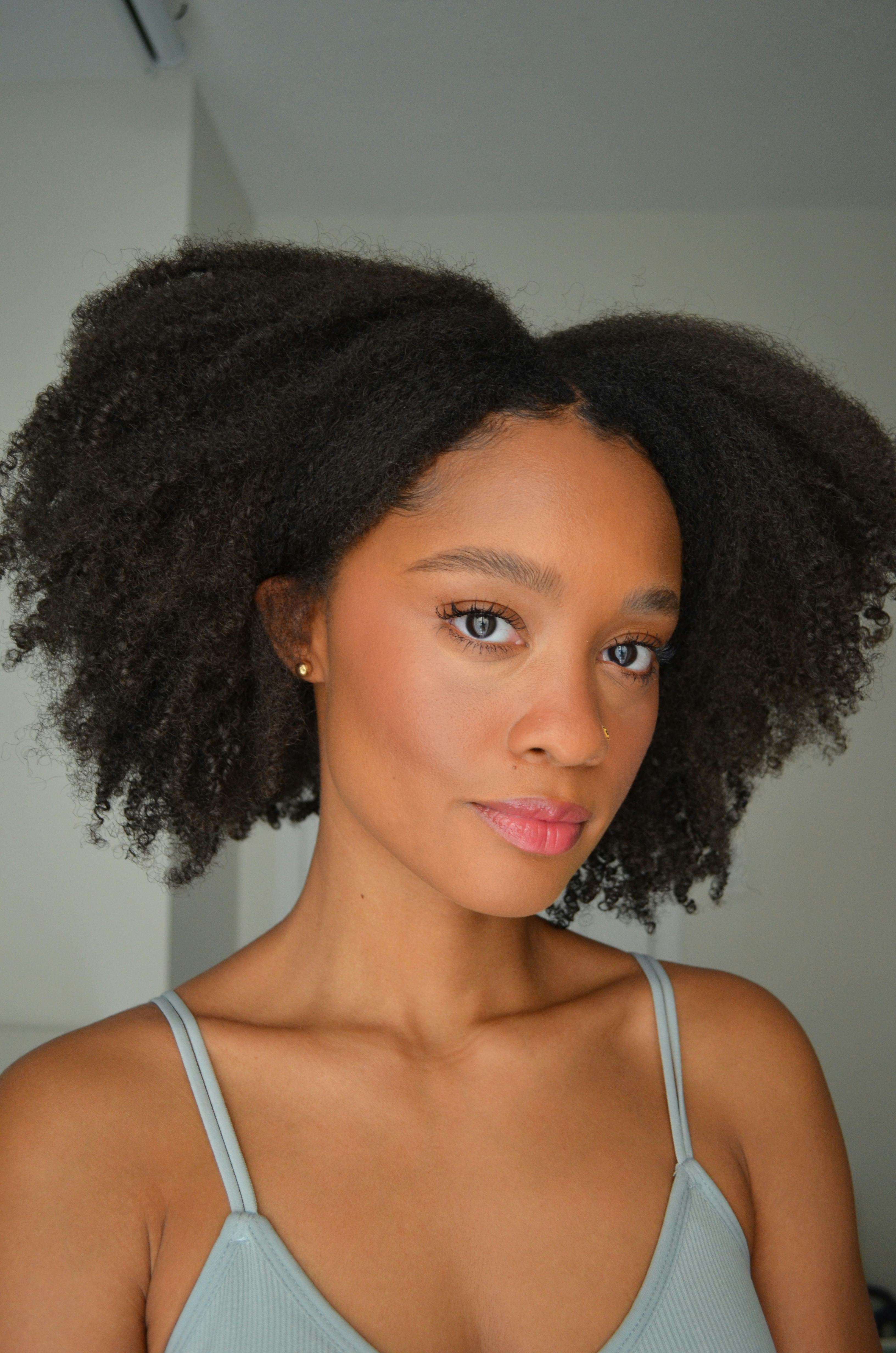 Khera Alexander with natural curly hair