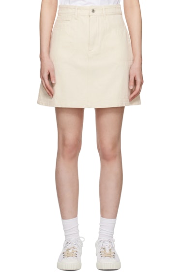 Off-White Flavia Denim Miniskirt a.p.c.