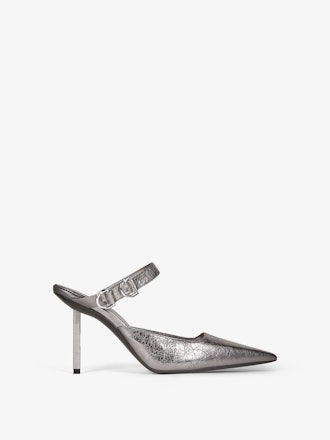Voyou Slingbacks In Laminated Leather