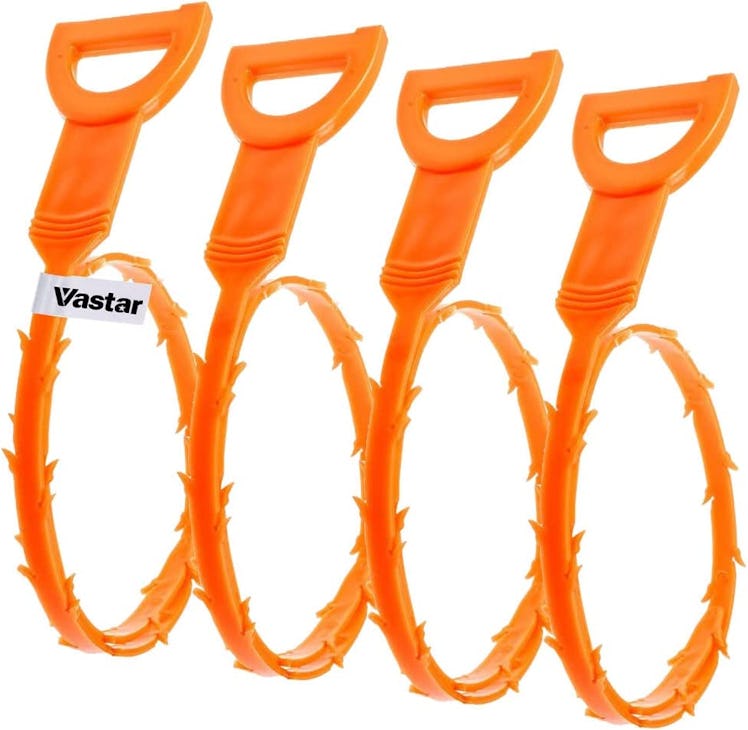 Vastar Drain Clog Remover (4-Pack) 