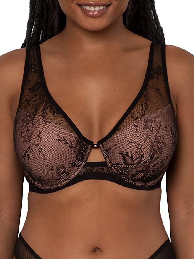 Smart & Sexy Mesh Plunge Bra