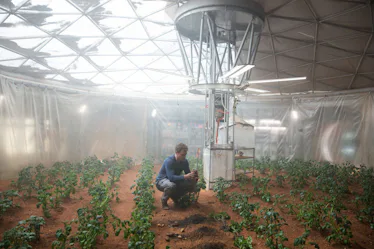 Matt Damon as Mark Watney in The Martian
