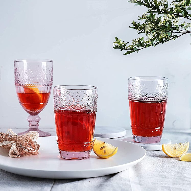 WHOLE HOUSEWARES Glass Tumblers (Set of 6)