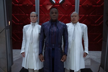 Chukwudi Iwuji's High Evolutionary stands with two other scientists in 'Guardians of the Galaxy Vol....