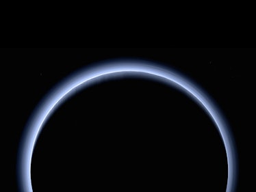  Pluto's receding crescent from NASA's New Horizons spacecraft/