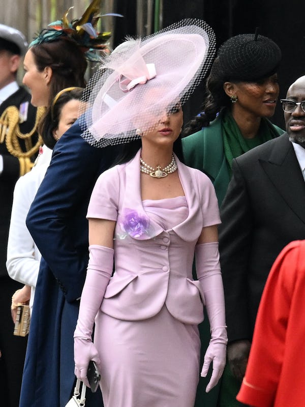 Katy Perry at the coronation of King Charles III.