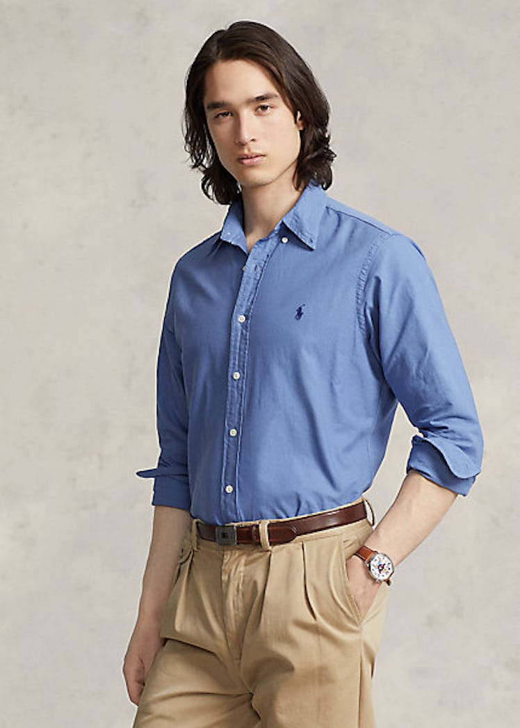 Garment-Dyed Oxford Shirt