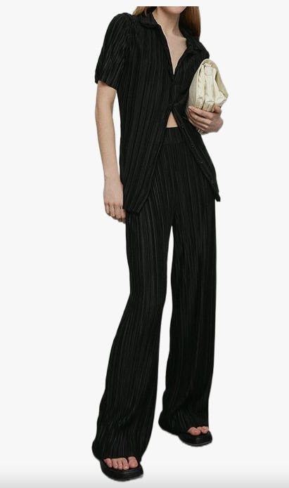 NUFIWI 2-Piece High-Waist Pants Set