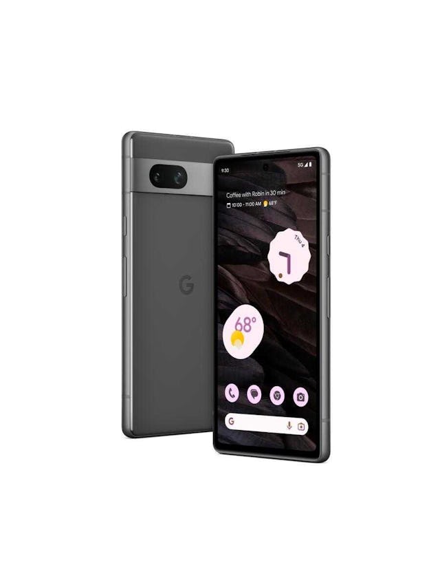 The Pixel 7a in black.