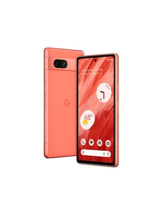 The Pixel 7a in red.