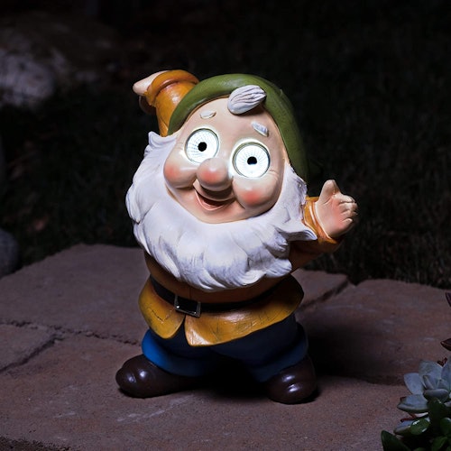 Blazin' Gnome Solar Garden Decoration