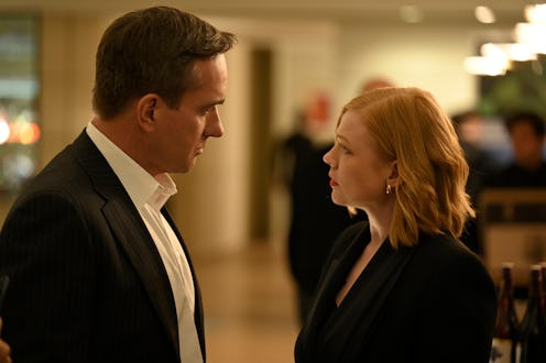 Matthew Macfadyen and Sarah Snook on 'Succession.' Photo via HBO